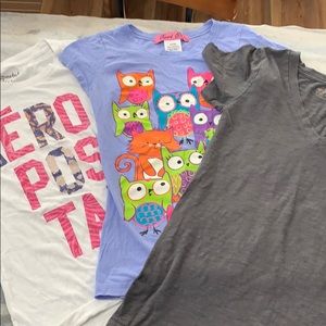 Bundle of Three Distressed XS Tees